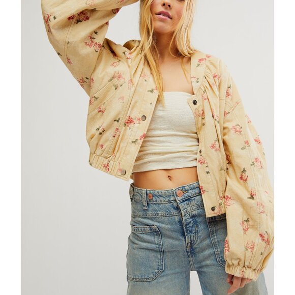 FREE PEOPLE Rory Bomber Jacket / Warm Combo - Picture 5 of 6